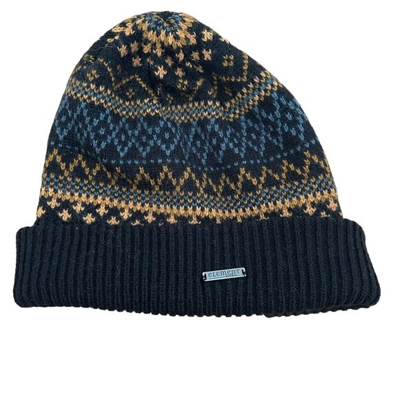 Element Multicolor Printed Beanie Black - Picture 1 of 4